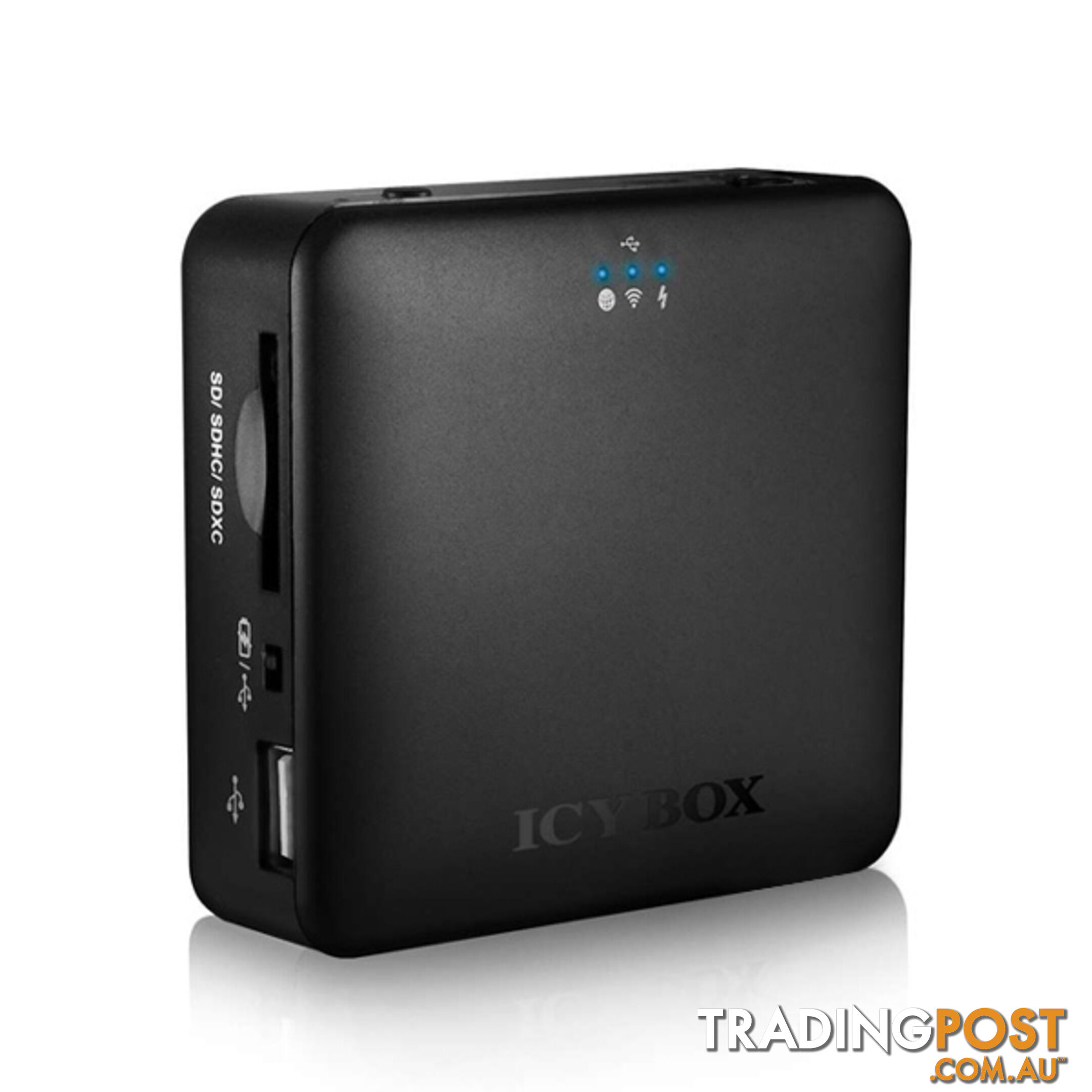 ICY BOX IB-WRP201SD WiFi-Station for SD cards, Access Point and Power Bank