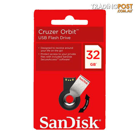 SanDisk Cruzer Orbit CZ58 32GB USB Flash Drive