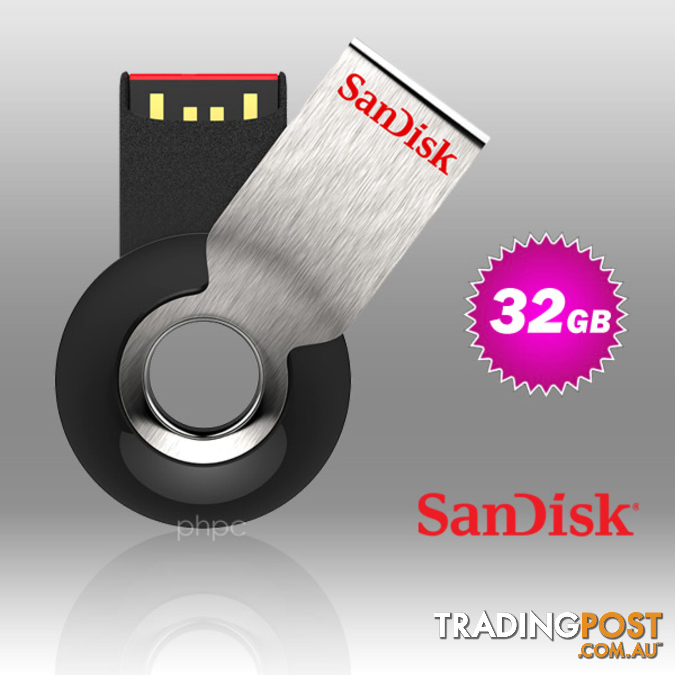 SanDisk Cruzer Orbit CZ58 32GB USB Flash Drive