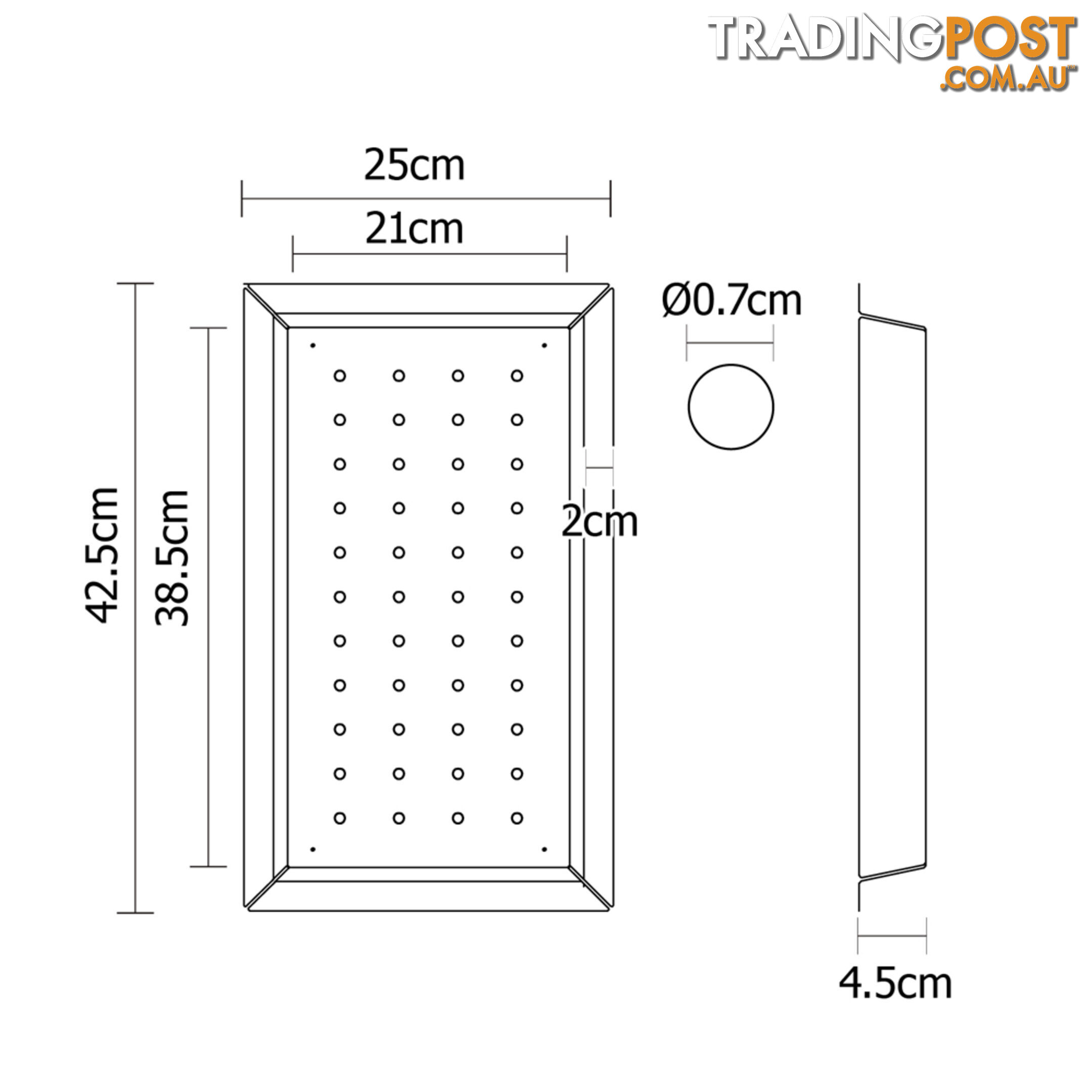 Quality Stainless Steel Kitchen Sink Colander Rectangle Strainer Drainer Tray