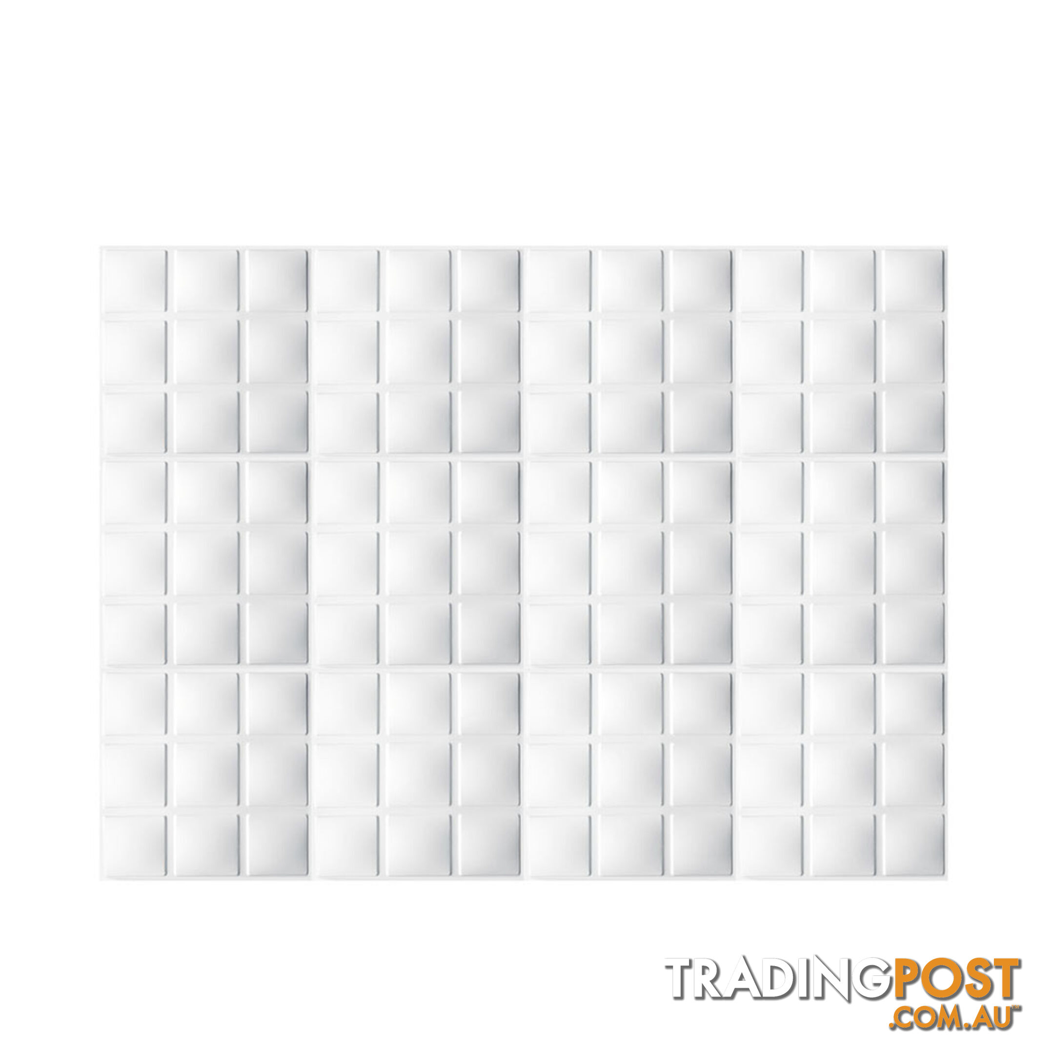 12 Pcs 3D Cube Design Wall Panel