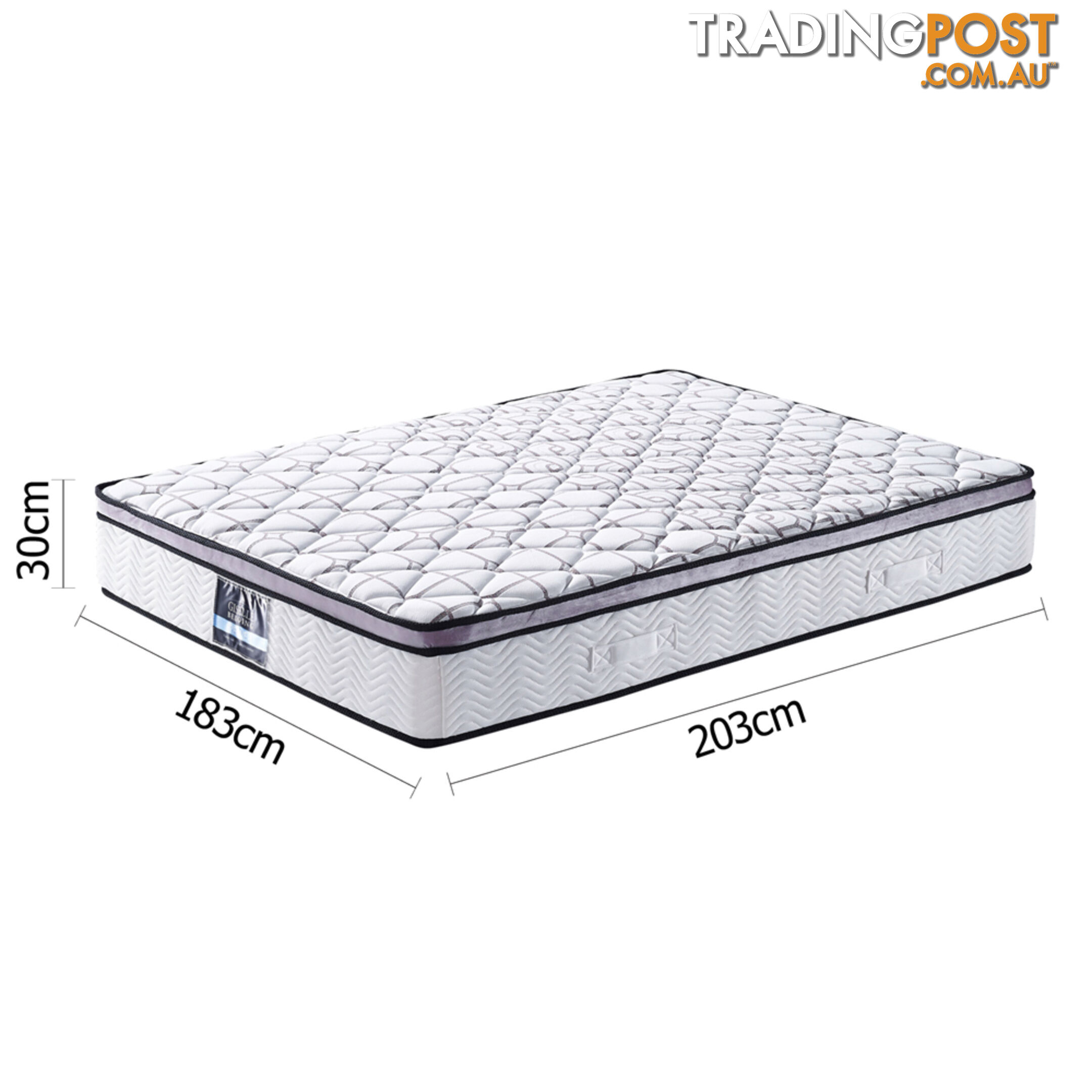 Cool Gel Memory Foam Mattress Euro Top Pocket Spring Air Mesh Bed King