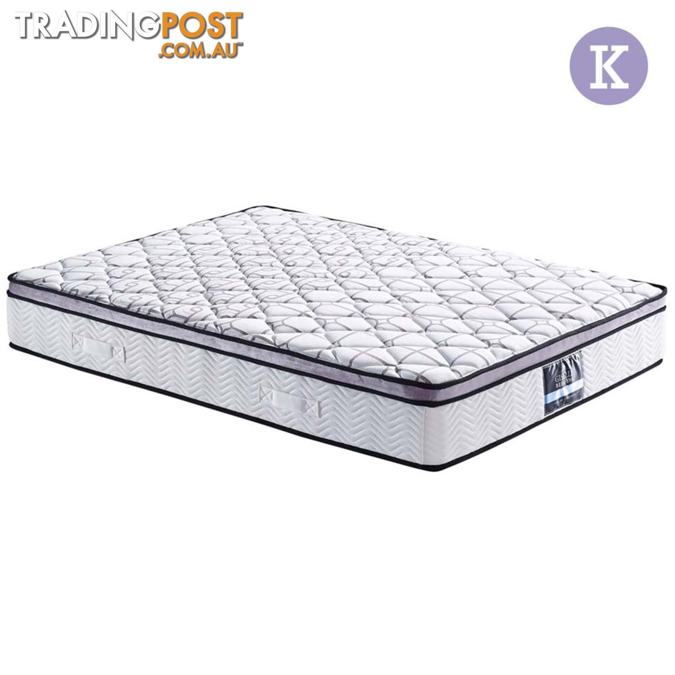 Cool Gel Memory Foam Mattress Euro Top Pocket Spring Air Mesh Bed King