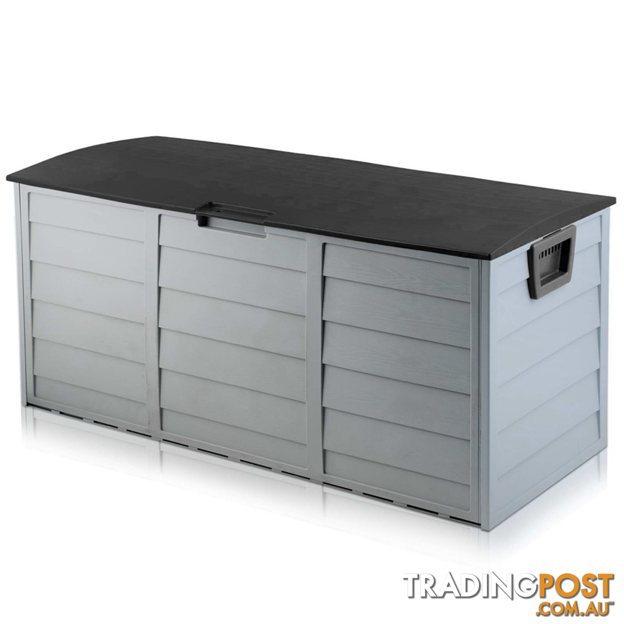 Weatherproof Outdoor Lockable Storage Box Garden Deck Toy Shed Organiser 290L