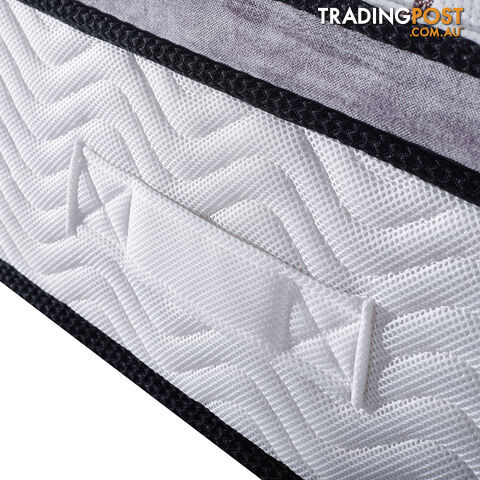 Cool Gel Memory Foam Mattress Euro Top Air Mesh Bed Pocket Spring Double