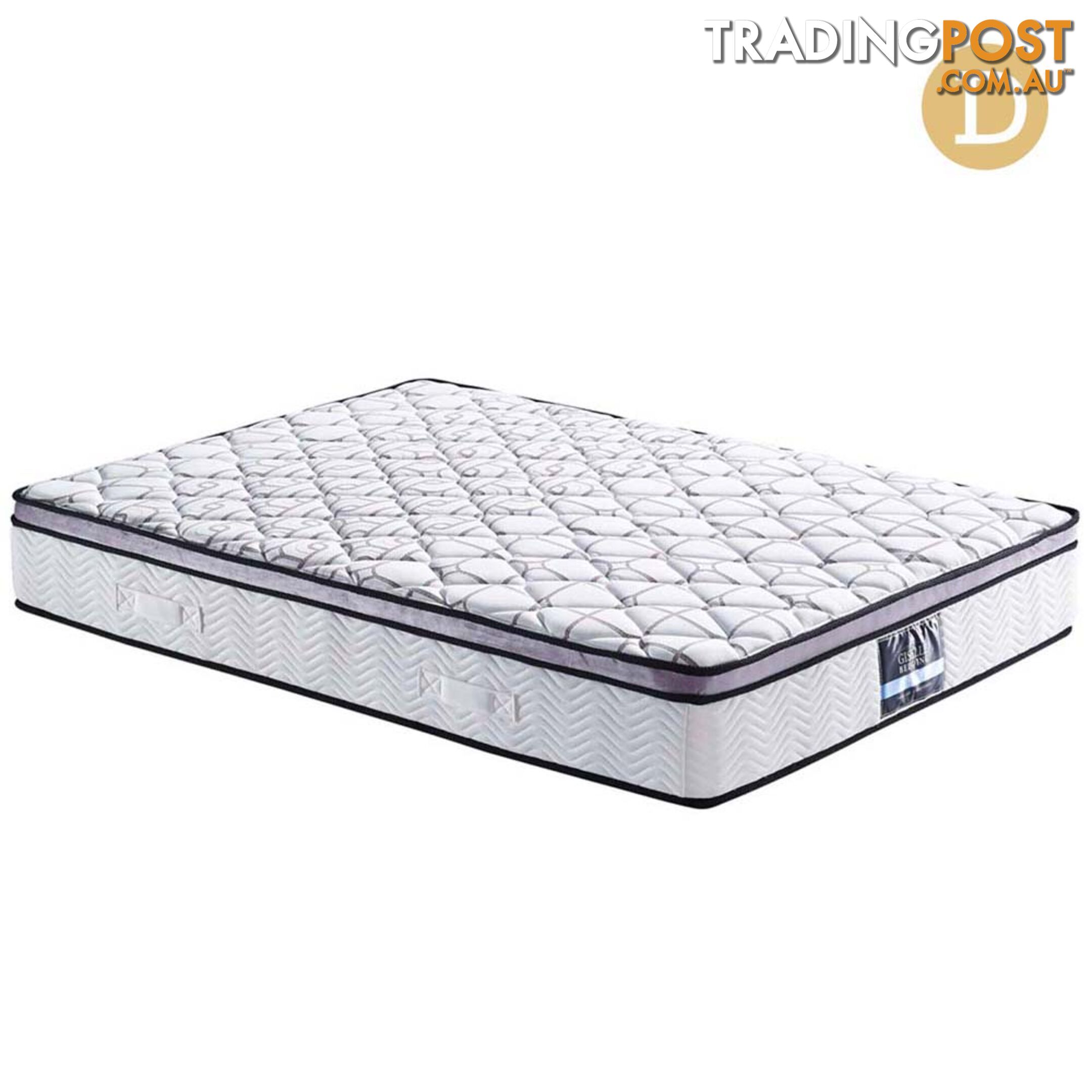 Cool Gel Memory Foam Mattress Euro Top Air Mesh Bed Pocket Spring Double