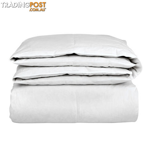 Premium Goose Feathers Down Quilt 500GSM All Season Doona Super King Size