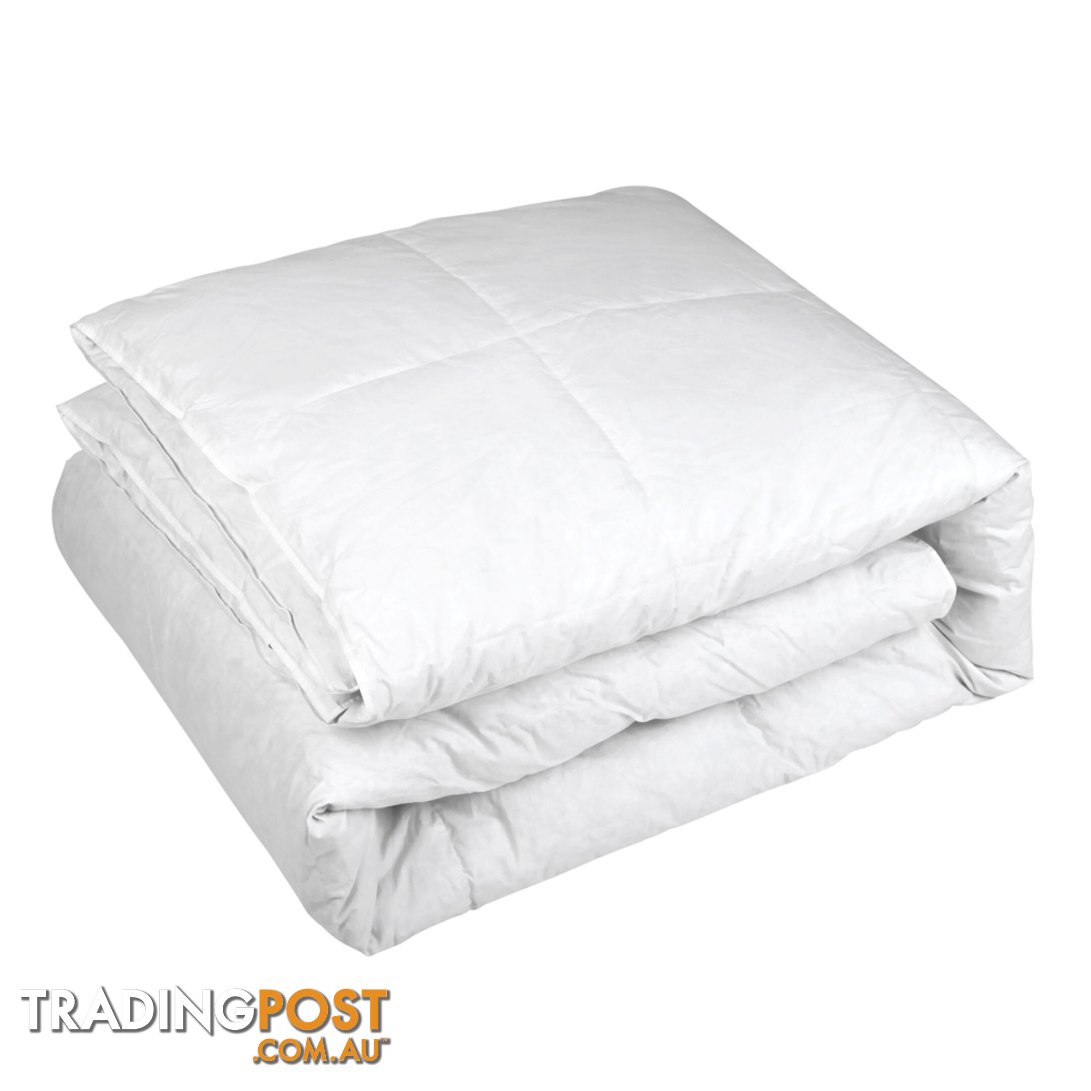 Premium Goose Feathers Down Quilt 500GSM All Season Doona Super King Size