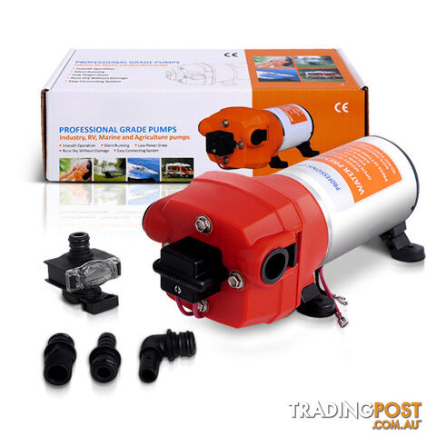 Self Priming 12V DC Diaphragm Water Pump Caravan Boat Garden 40PSI 17L/Min