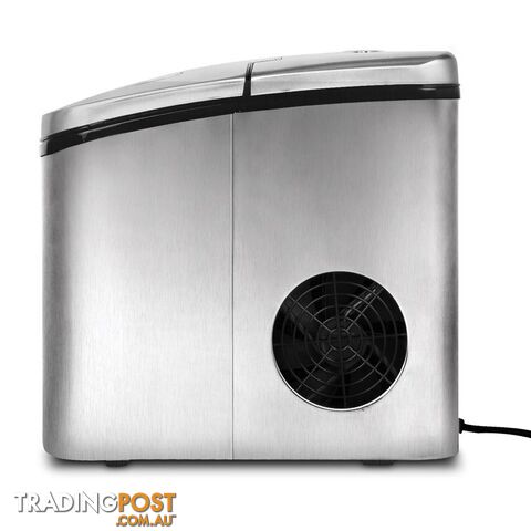 12KG Stainless Steel Ice Cube Machine 1.7L Home Commercial Fast Auto Ice Maker - photo 4 of 12