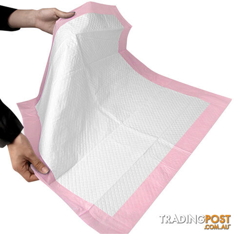 50 Puppy Toilet Pads Super Absorbent Pet Cat Dog Pee Potty Training Pad Pink - photo 2 of 8