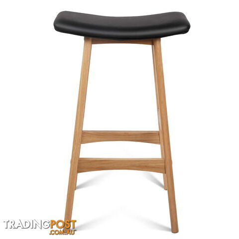 Set of 2 High Seat Barstools Black - photo 5 of 11
