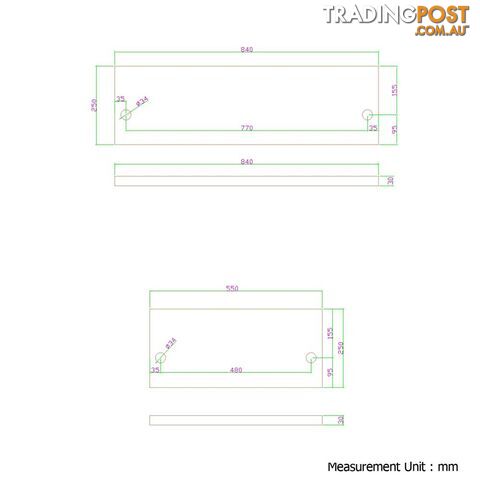 Rustic Industrial DIY Floating Pipe Shelf 3 Level