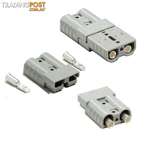 5X Premium Anderson Style Plug 50AMP Exterior Connector DC Power SOLAR CARAVAN