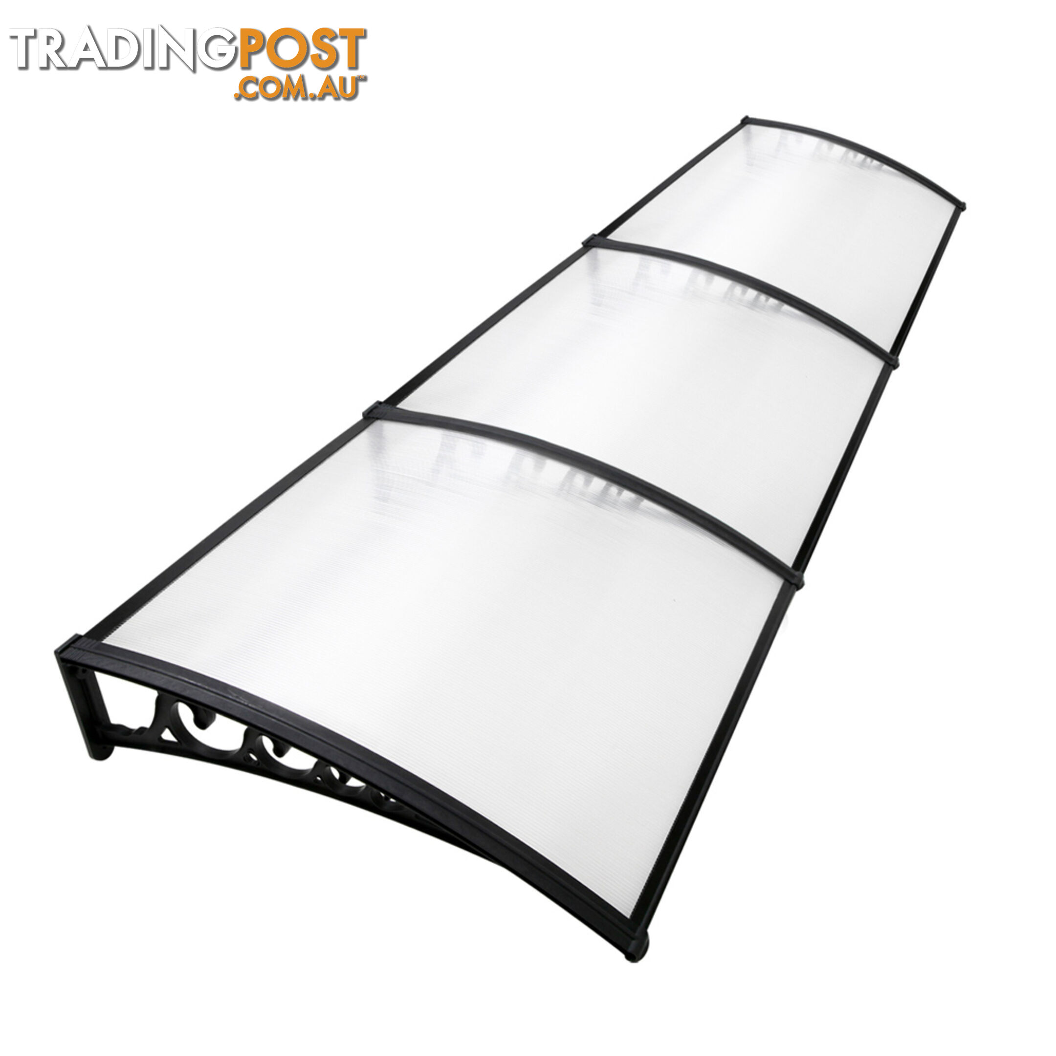 DIY Window Door Awning Outdoor Sun Shield Canopy UV Rain Patio Cover 1x3M