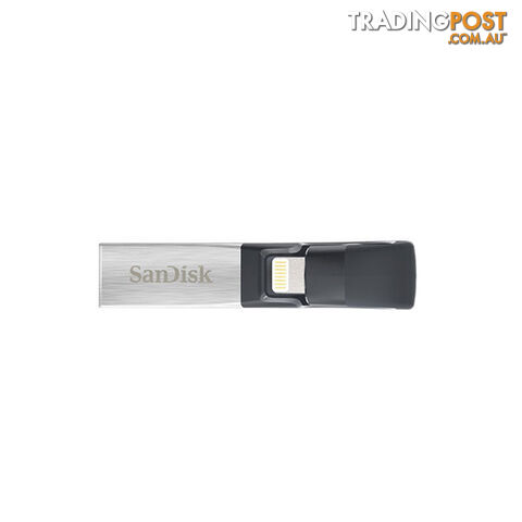 SANDISK IXPAND FLASH DRIVE SDIX30N 128GB GREY IOS USB 3.0  (SDIX30N-128G) - photo 5 of 5