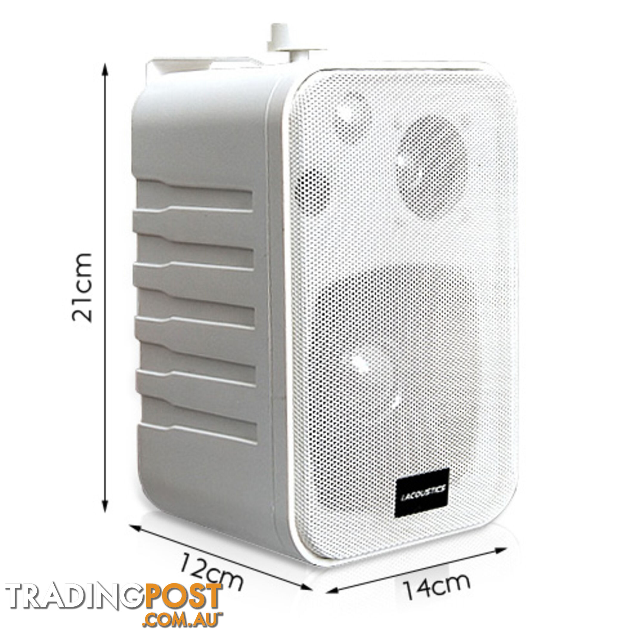 2 x 60W Commercial Outdoor Indoor Waterproof Speaker 3-Way Home Boat Audio