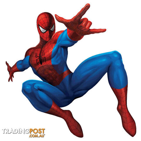 10 X Spiderman Wall Sticker - Totally Movable
