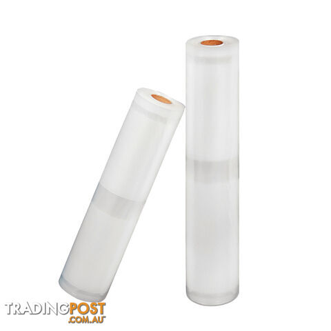 2x Vacuum Food Sealer Storage Rolls 22cm 28 cm