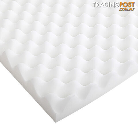 Premium 5cm Egg Crate Mattress Topper Anti-bacterial Underlay Protector King