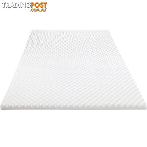 Premium 5cm Egg Crate Mattress Topper Anti-bacterial Underlay Protector King