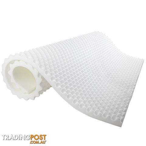 Premium 5cm Egg Crate Mattress Topper Anti-bacterial Underlay Protector King