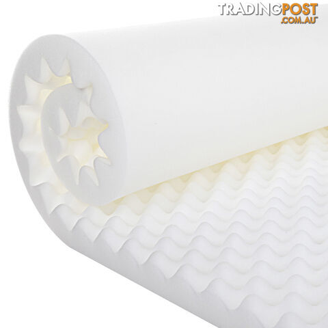 Premium 5cm Egg Crate Mattress Topper Anti-bacterial Underlay Protector King