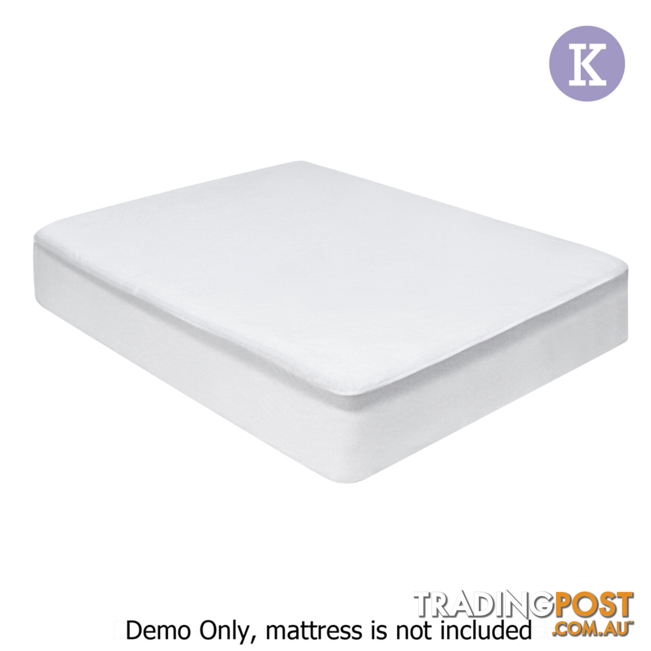 140GSM Terry Cotton Waterproof Mattress Protector Fully Fitted Bed Cover King