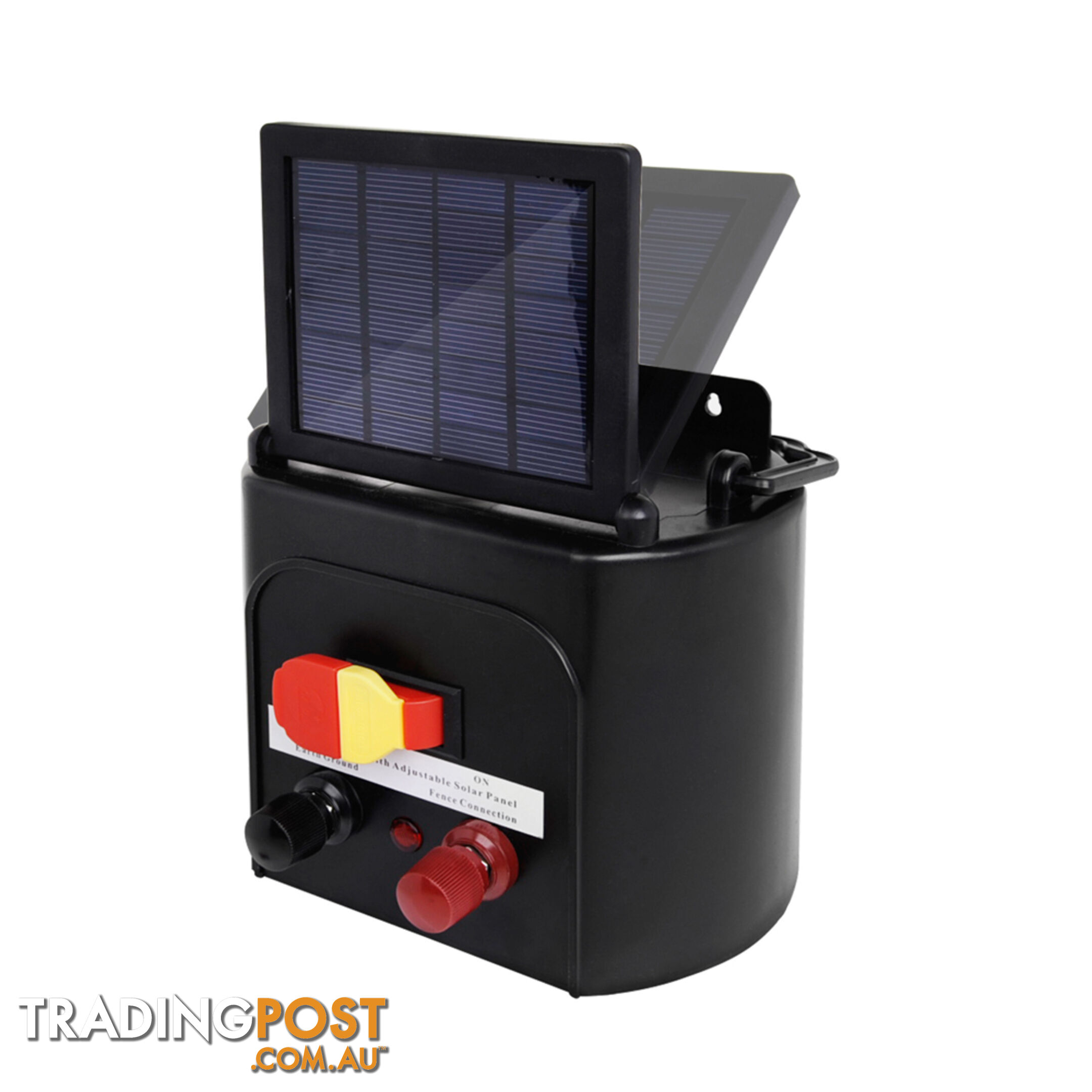 Solar Power 3Km Electric Fence Farm Animal Pet Energiser Energizer Charger 0.1J