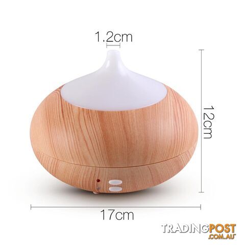 300ml LED Aromatherapy Diffuser Essential Oil Burner Ultrasonic Air Humidifier