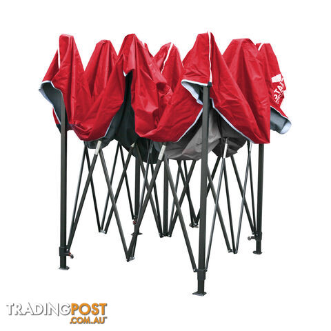 3X3 Pop Up Gazebo - Red