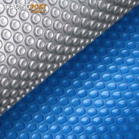 Outdoor Solar Swimming Pool Cover Winter 400 Micron Bubble Blanket 10.5m X 4.2m