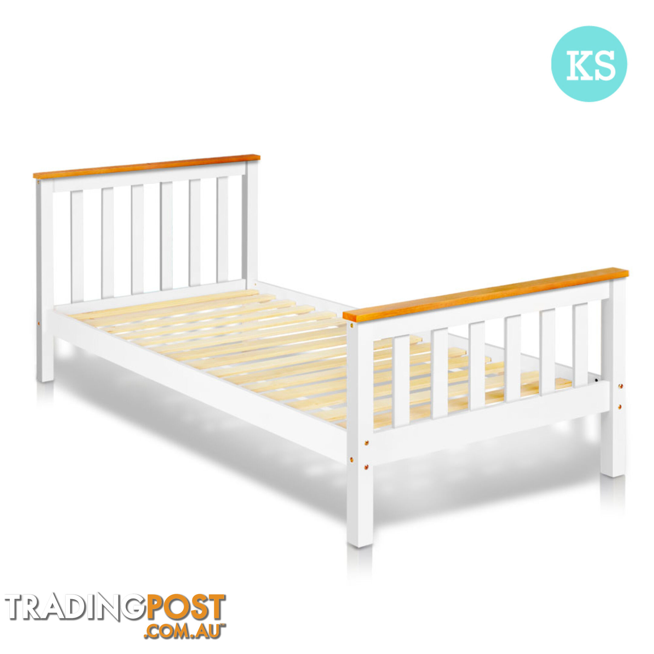 Pine Wood King Single Bed Frame