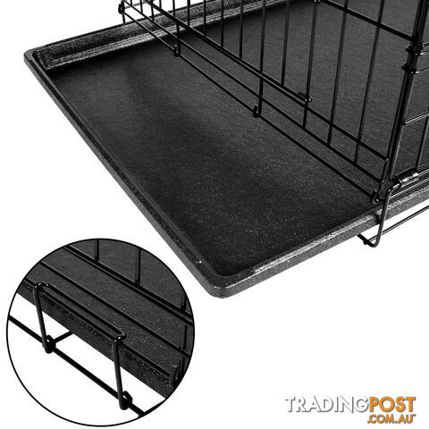 Metal Collapsible Dog Cage 30IN