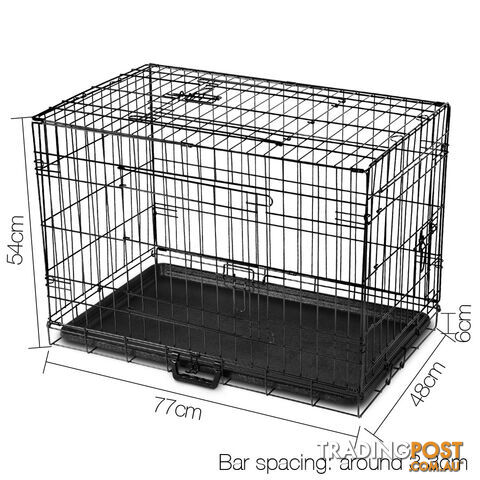 Metal Collapsible Dog Cage 30IN