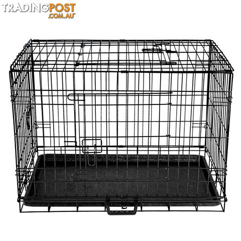 Metal Collapsible Dog Cage 30IN