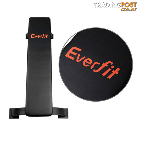 Fitness Flat Weight Bench Black