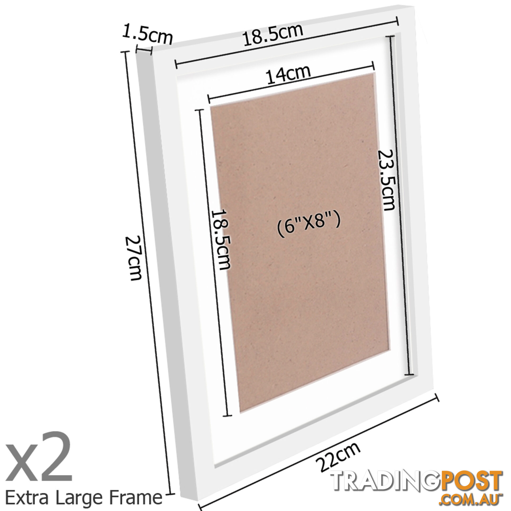 26 Piece Picture Frames Set Multi Wall Photo Home Decor Art White Gift Present