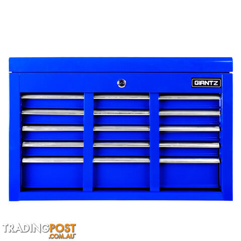 9 Drawers Tool Box Chest Blue