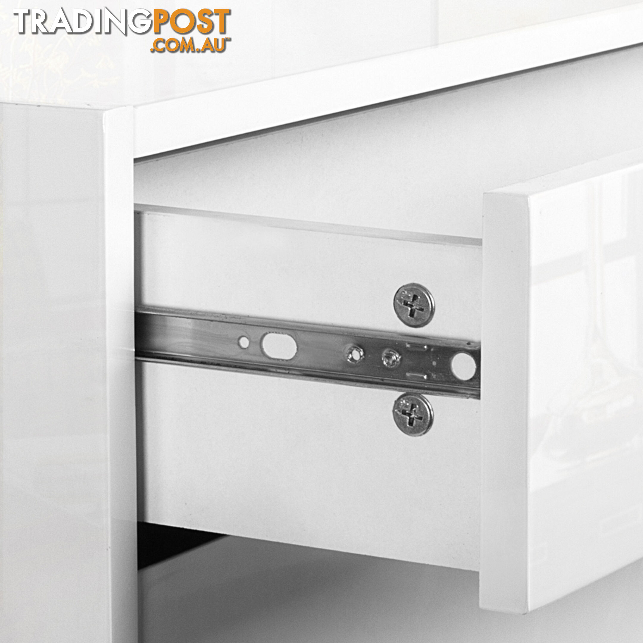 High Gloss Shoe Cabinet Rack White