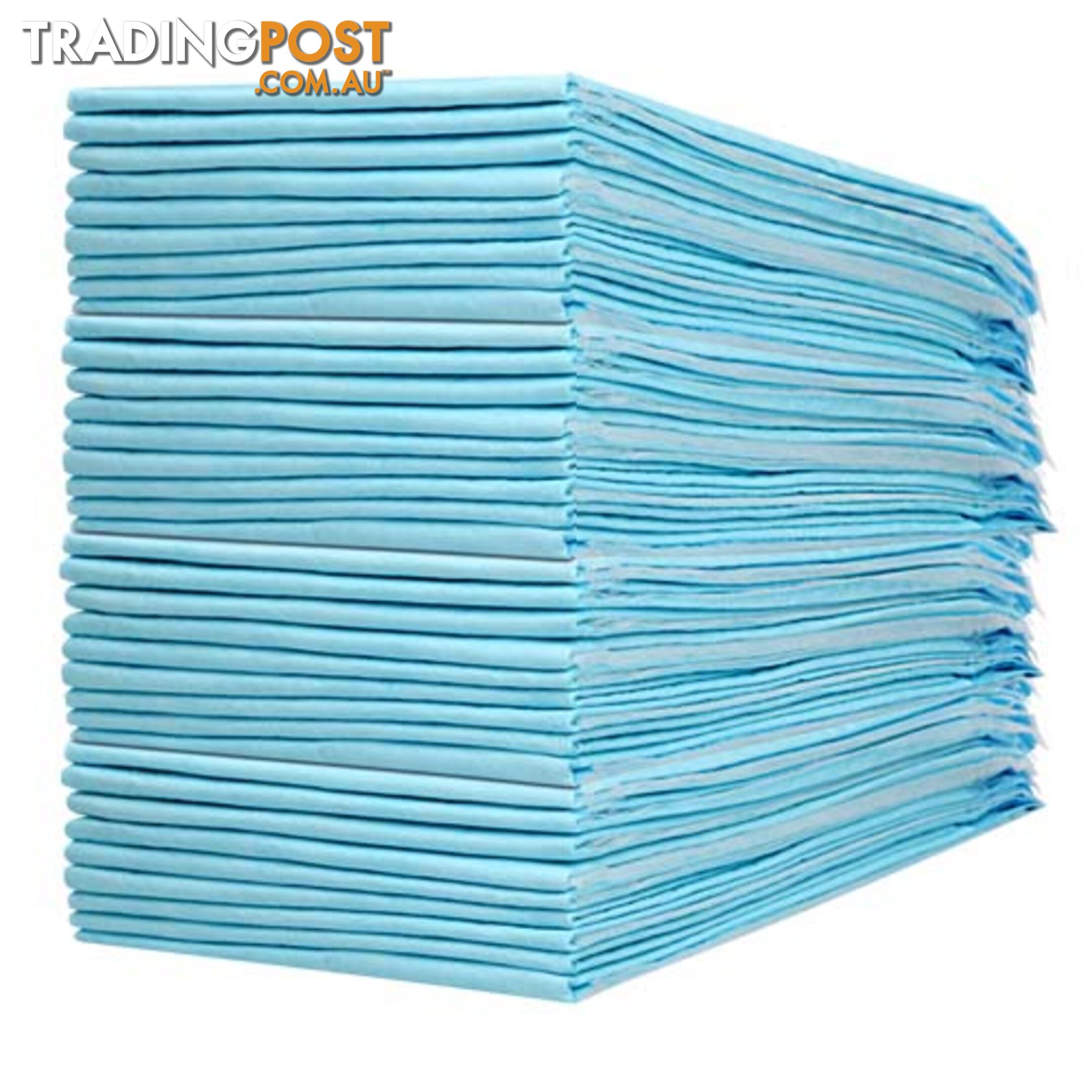 50 Puppy Toilet Pads Super Absorbent Pet Cat Dog Pee Potty Training Pad Blue