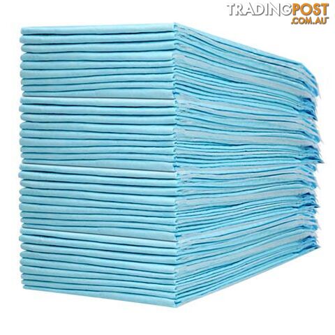 50 Puppy Toilet Pads Super Absorbent Pet Cat Dog Pee Potty Training Pad Blue