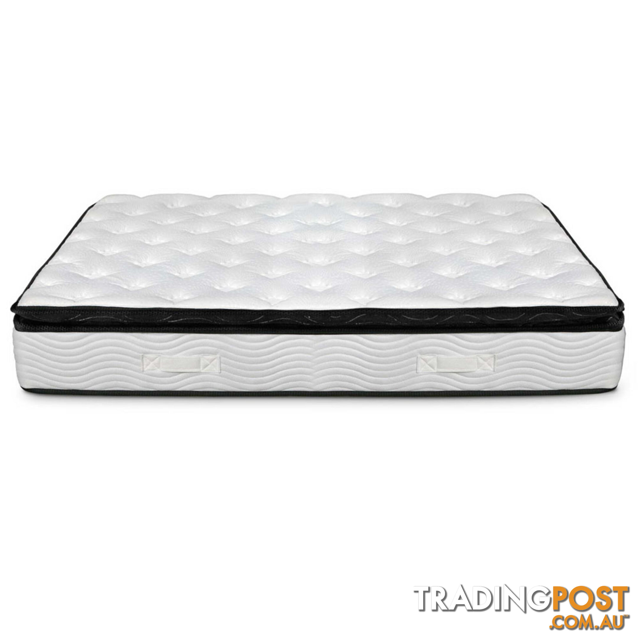 Luxury Mattress 28cm Natural Latex Pillow Top 5 Zone Pocket Spring Bed King