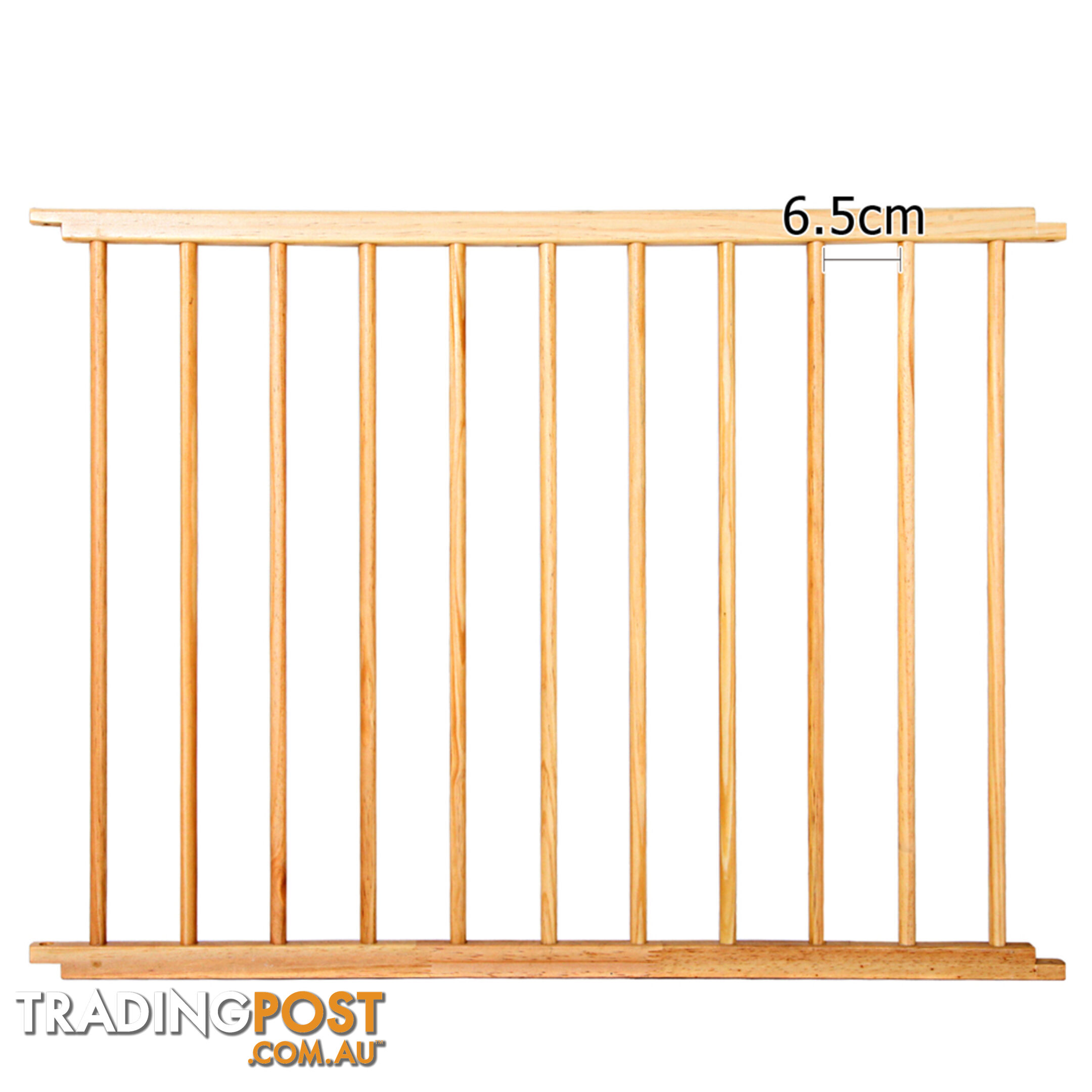 8 Panel Sturdy Baby Playpen Natural Wooden Kids Toddler Safety Divider Gate