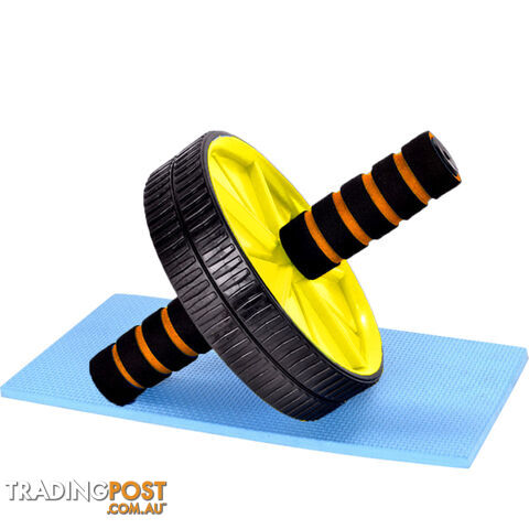 ABS Abdominal Exercise Wheel Gym Fitness Machine Body Strength Traning Roller