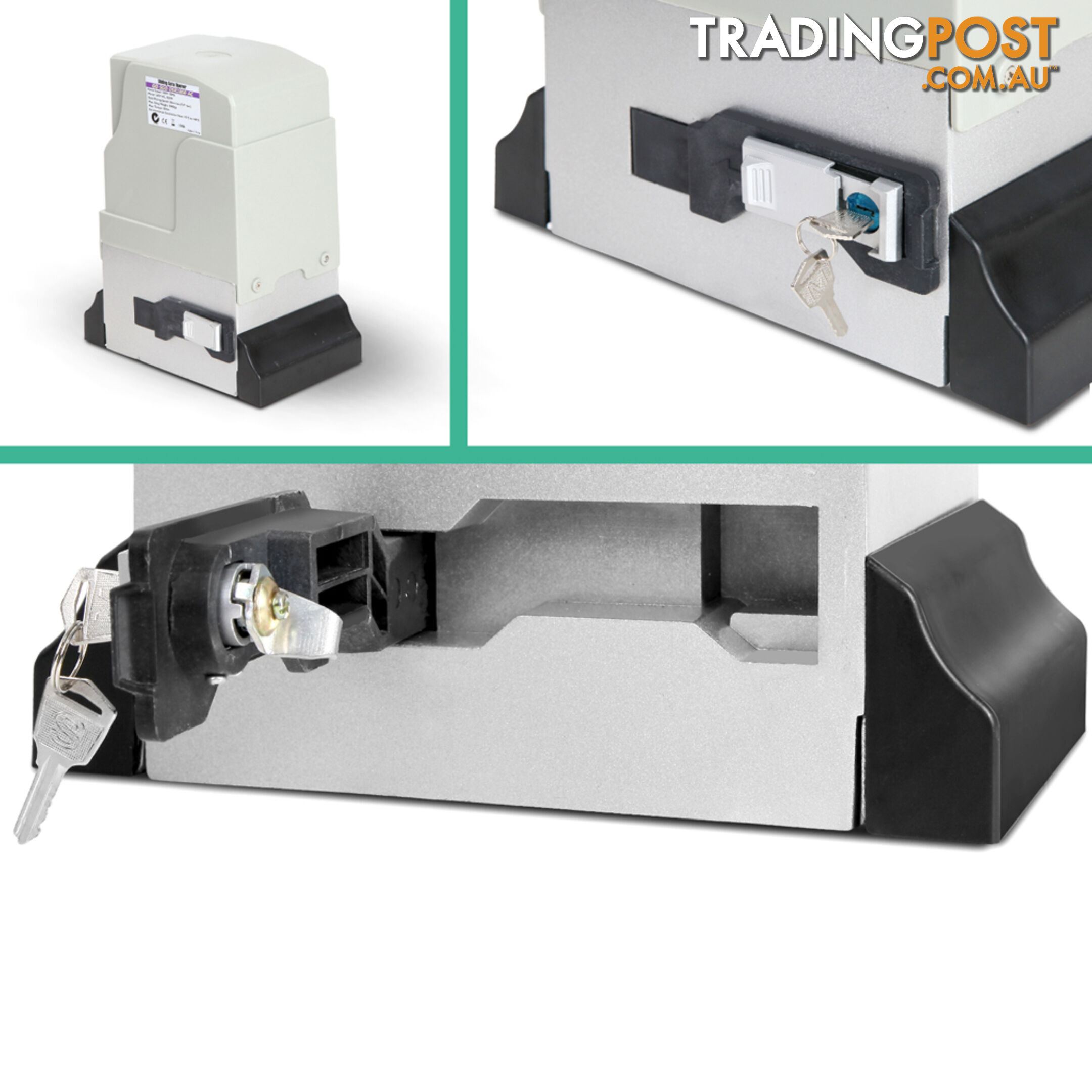 Automatic Sliding Gate Opener - 1800kg with 2 Remote Controls