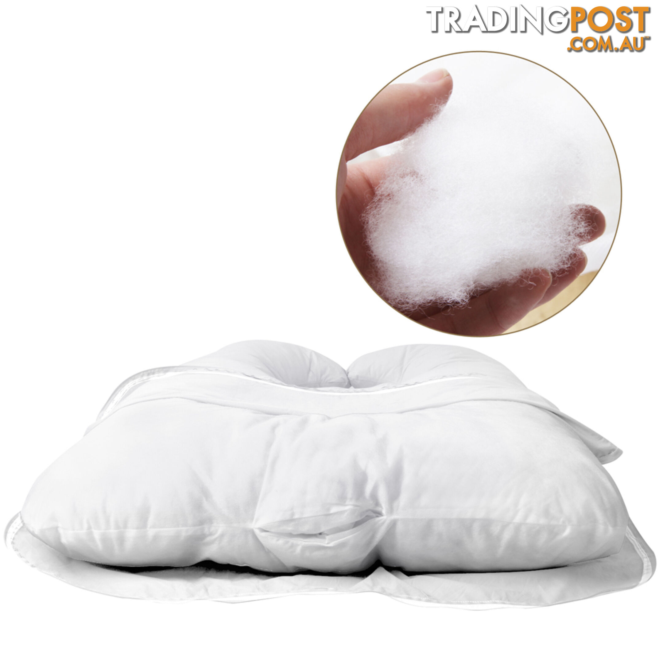 Nursing Support Pillow Feeding Baby Cushion White