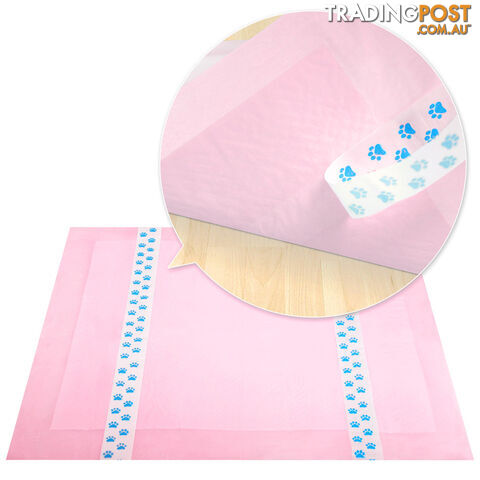 100 Puppy Toilet Pads Super Absorbent Pet Cat Dog Pee Potty Training Pad Pink