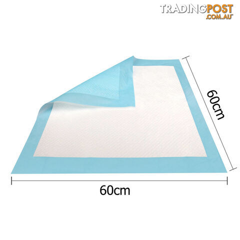 200 Puppy Toilet Pads Super Absorbent Pet Cat Dog Pee Potty Training Pad Blue - photo 2 of 8
