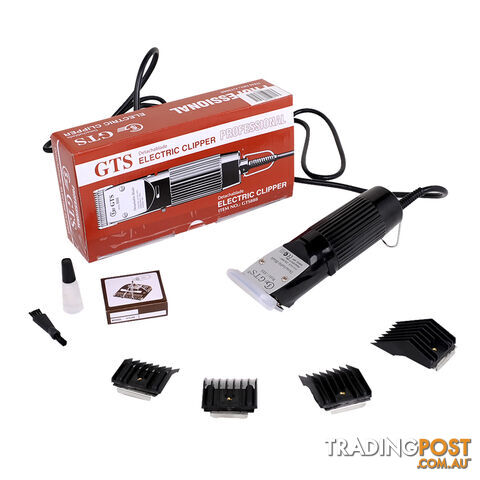 Electric Dog Grooming Clipper Comb Set Black